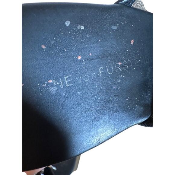 Diane Von Furstenberg Multi -Color Crisscross Wedges Women Sz 10 - Picture 8 of 9